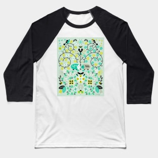 Hedgehogs Symmetry Baseball T-Shirt